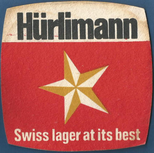 Hurlimann Beer Mat 1 Back