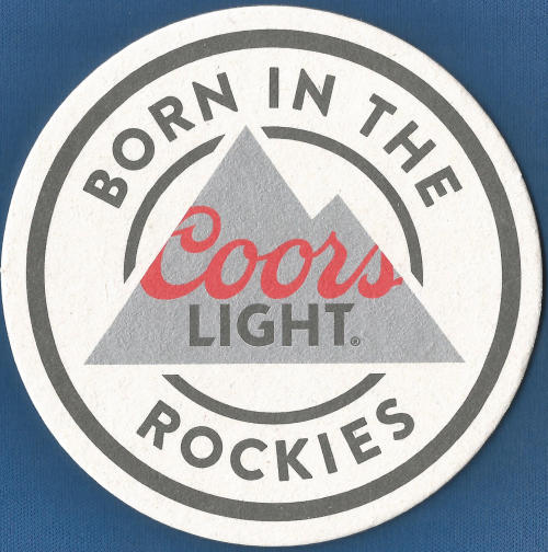 Coors Light Beer Mat 1 Front