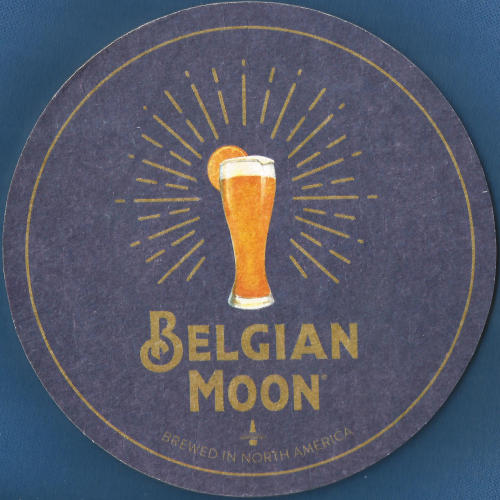 Belgian Moon Beer Mat 2 Back