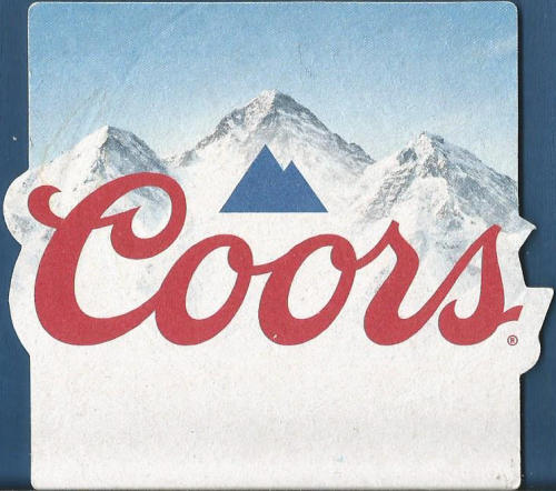 Coors Light Beer Mat 5 Front