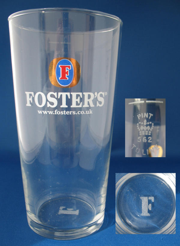 Fosters Beer Glass 000009B022