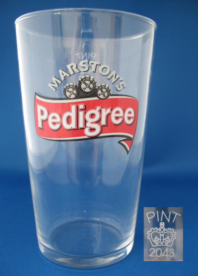 Pedigree Beer Glass 000015B049