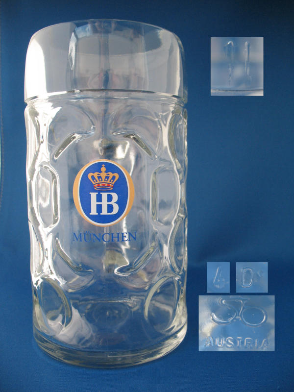 Hofbrauhaus Beer Glass