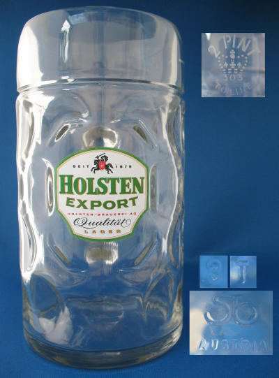 Holsten Export Beer Glass 000028B006