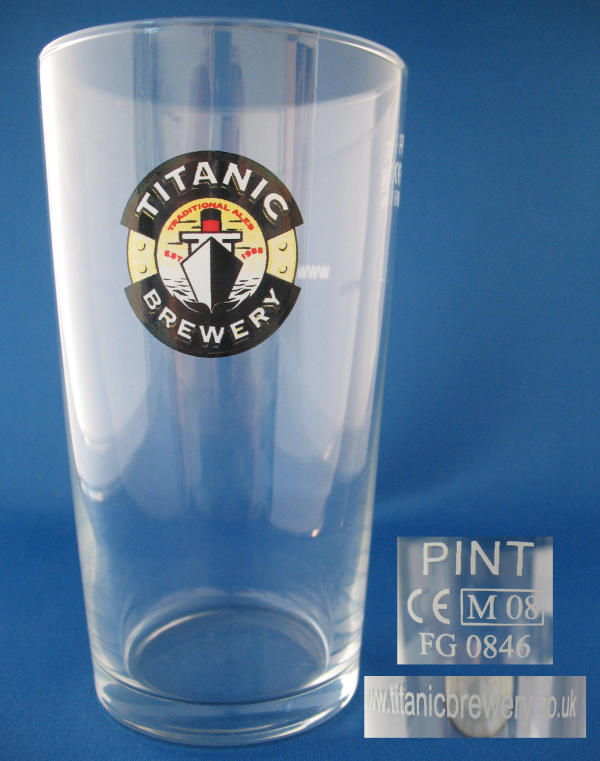 000032B022 Titanic Beer Glass