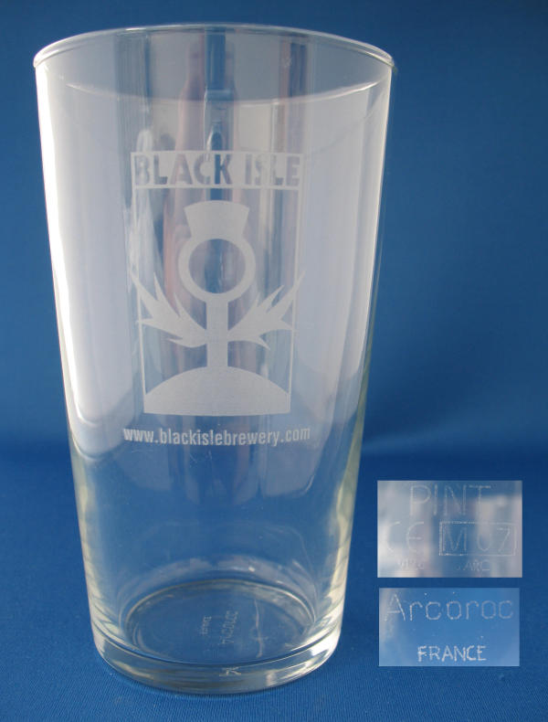 Black Isle Beer Glass 000048B012