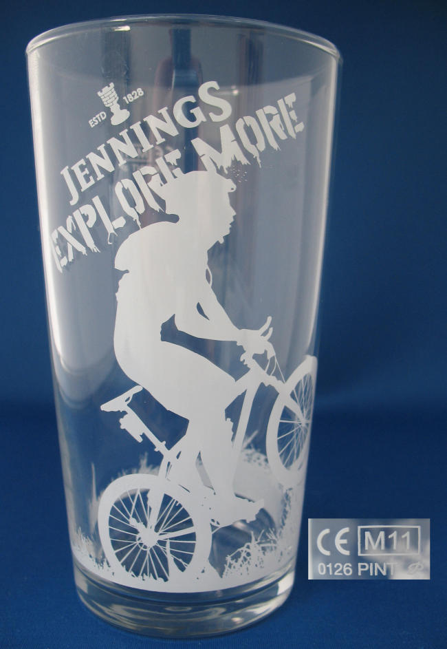 Jennings Beer Glass 000049B012