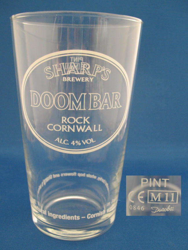 Doom Bar Beer Glass