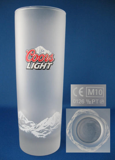 Coors Light Beer Glass 000053B012