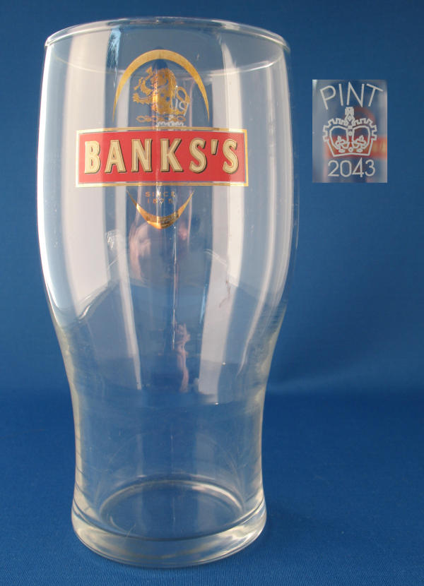 000062B032 Banks's Beer Glass