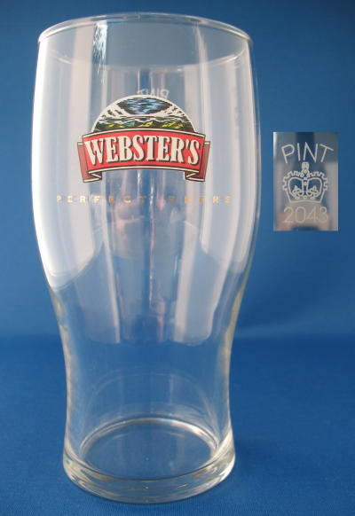 Websters Beer Glass