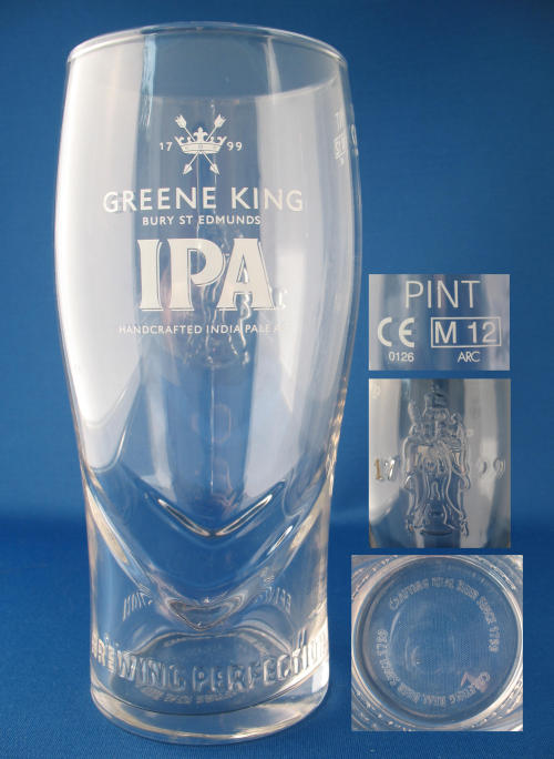Greene King Beer Glass