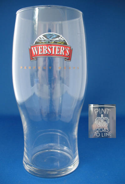 Websters Beer Glass