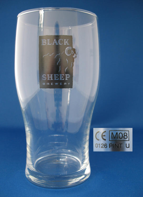 Black Sheep Beer Glass
