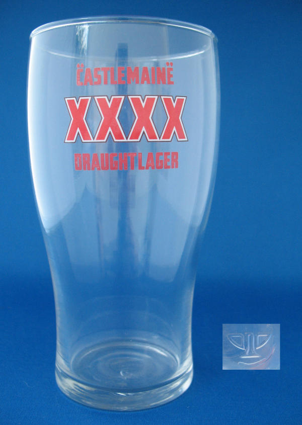 Castlemaine XXXX Beer Glass 000082B036
