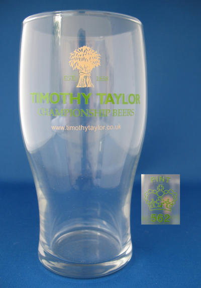 Timothy Taylor Beer Glass