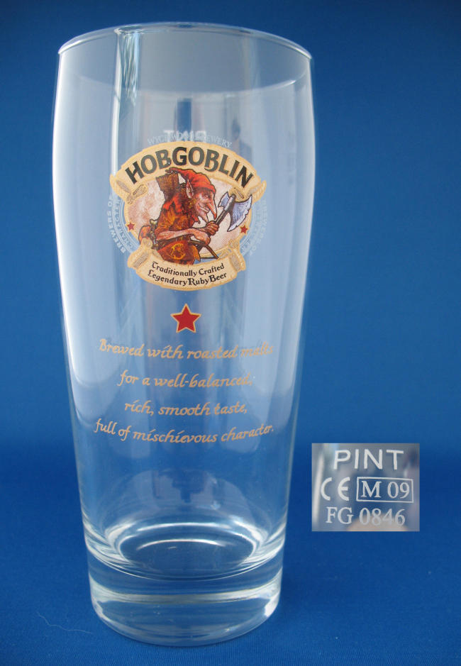 Hobgoblin Beer Glass