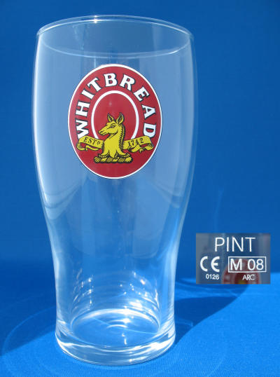 Whitbread Beer Glass 000117B035