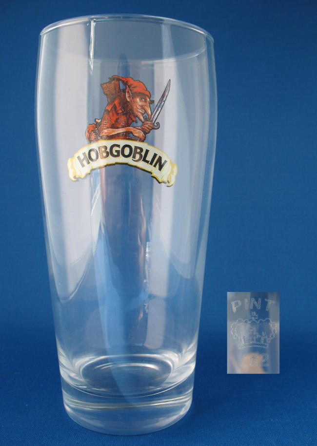 Hobgoblin Beer Glass