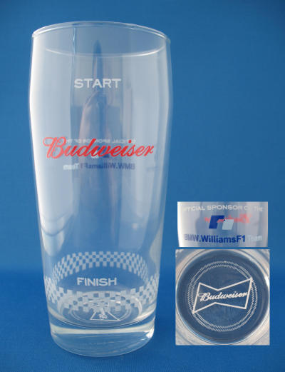 Budweiser Beer Glass