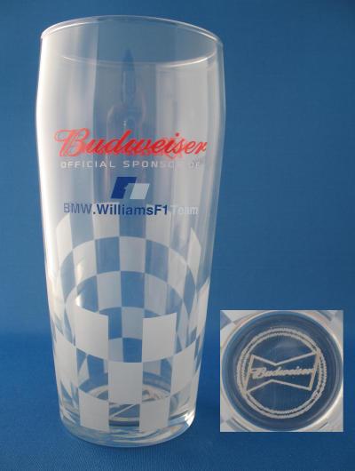 Budweiser Beer Glass 000131B009