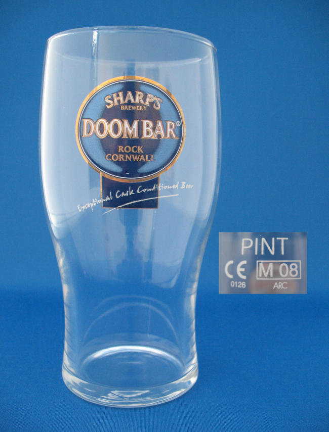 Doom Bar Beer Glass