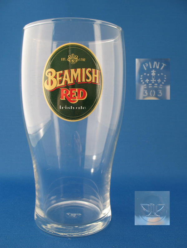 Beamish Red Beer Glass