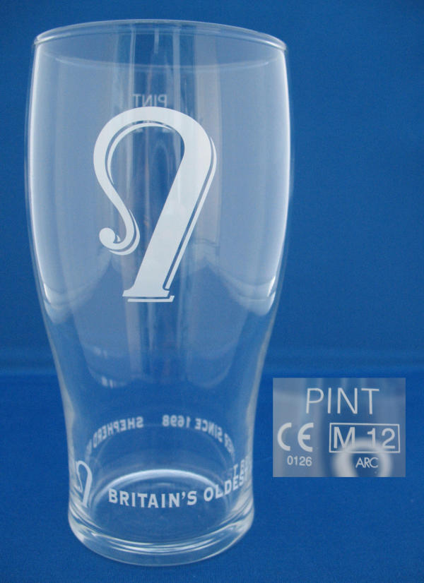 Shepherd Neame Beer Glass