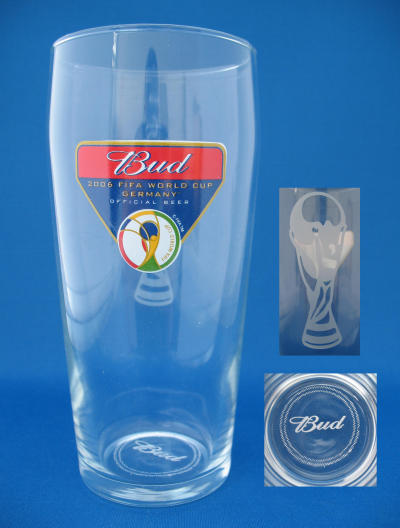 Budweiser Beer Glass 000154B033