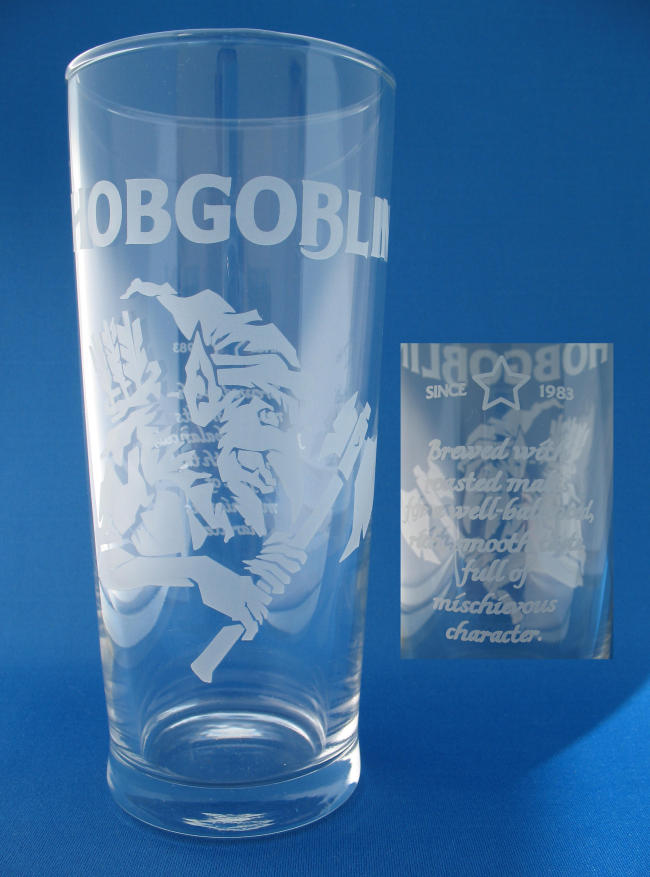 Hobgoblin Beer Glass