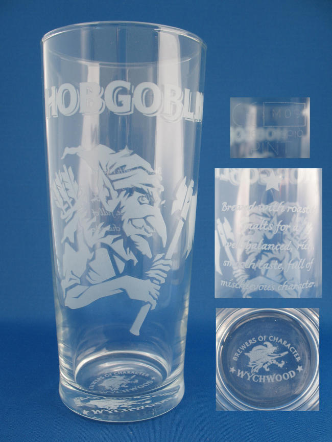 Hobgoblin Beer Glass