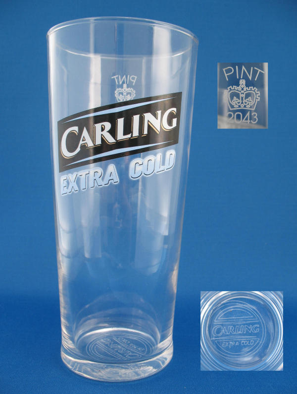 Carling Beer Glass 000160B046