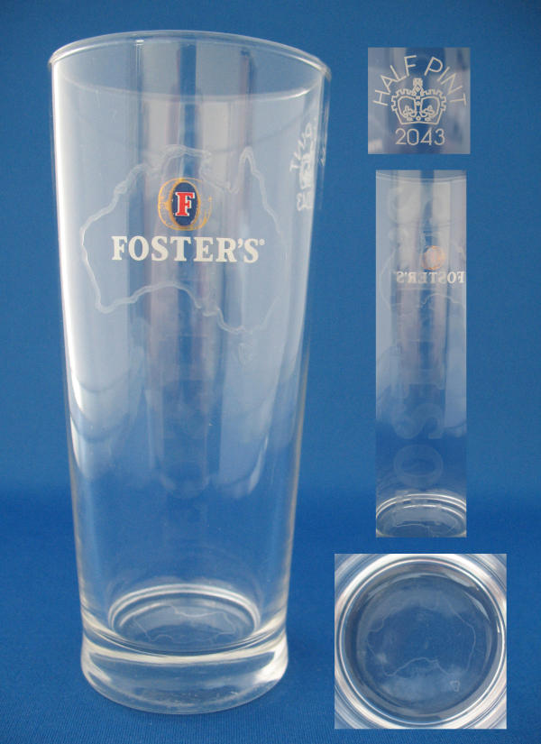 Fosters Beer Glass 000172B046 