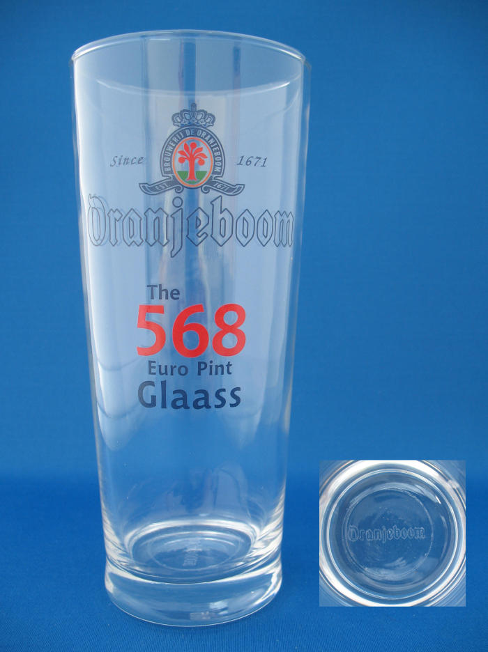Oranjeboom Beer Glass 000179B027
