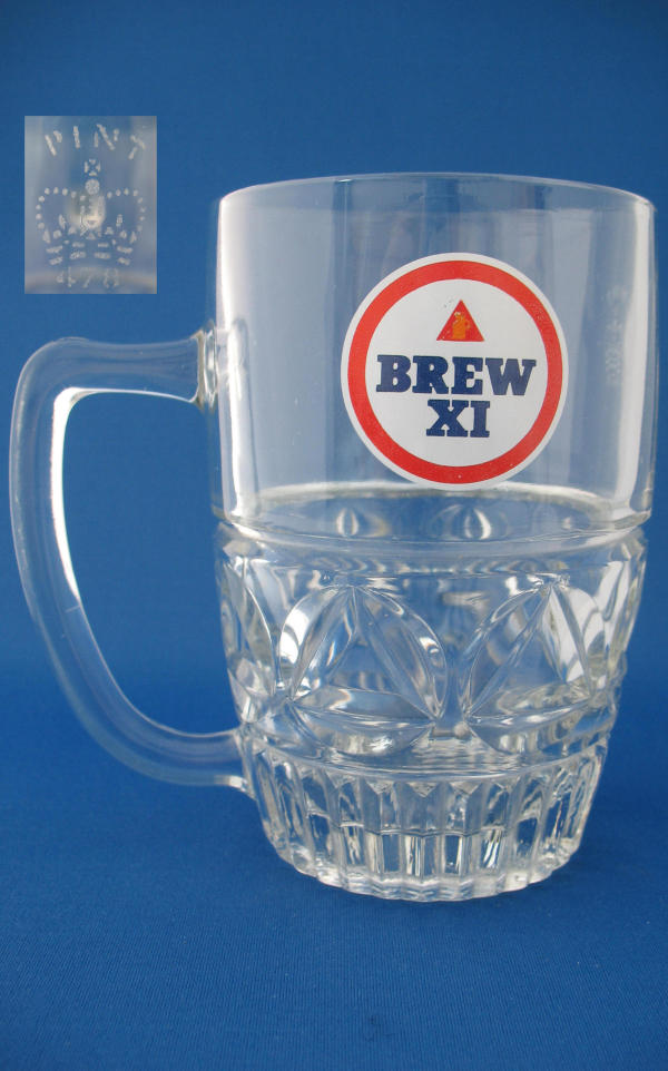 Brew XI Beer Glass 000198B042
