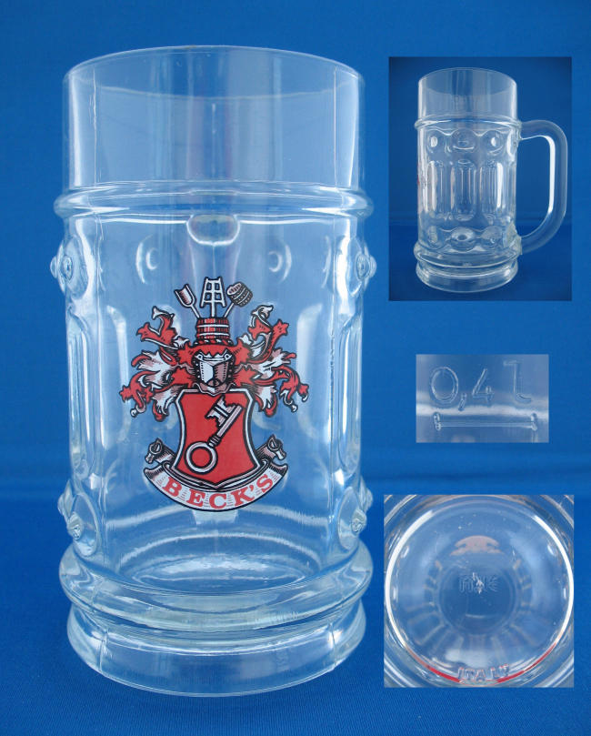 Beck's Beer Glass