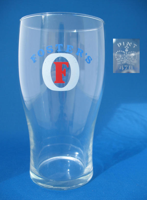 Fosters Beer Glass 000208B004
