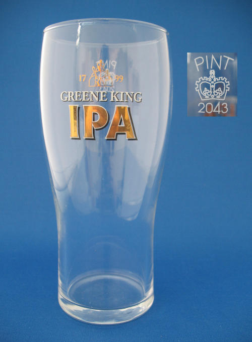 Greene King Beer Glass 000220B025