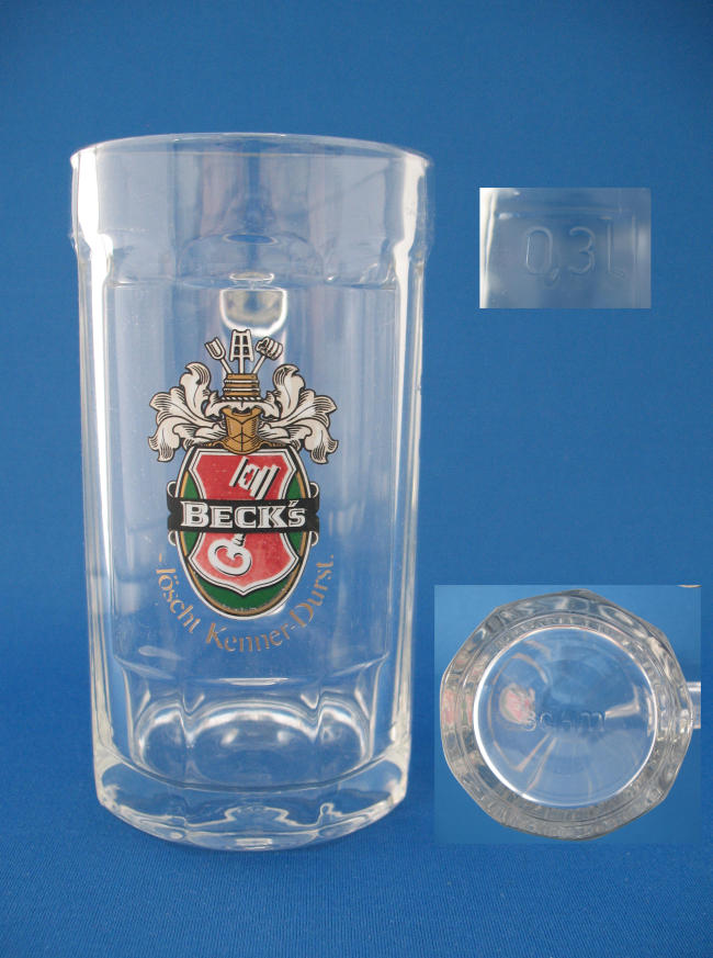 Beck's Beer Glass