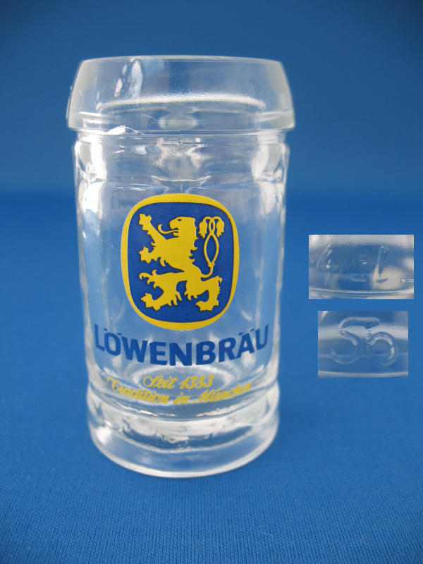 Lowenbrau Beer Glass 000259B004