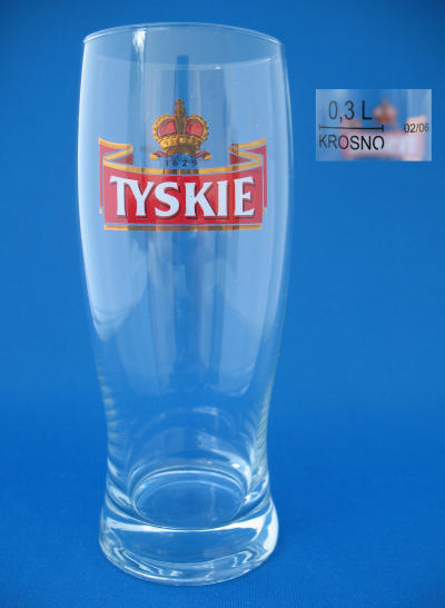 Tyskie Beer Glass 000261B028