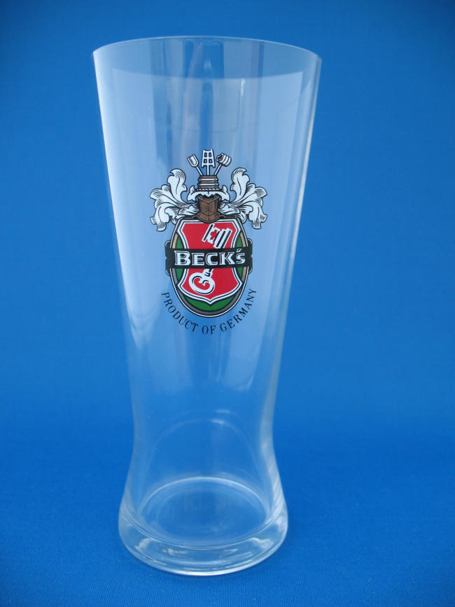 Beck's Beer Glass 000263B028 Becks Beer Glass