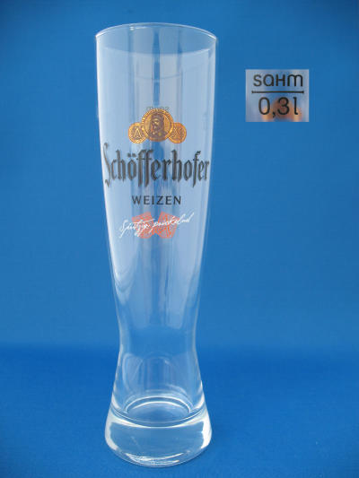 000308B029 Schofferhofer Beer Glass