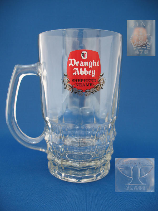 Draught Abbey Beer Glass