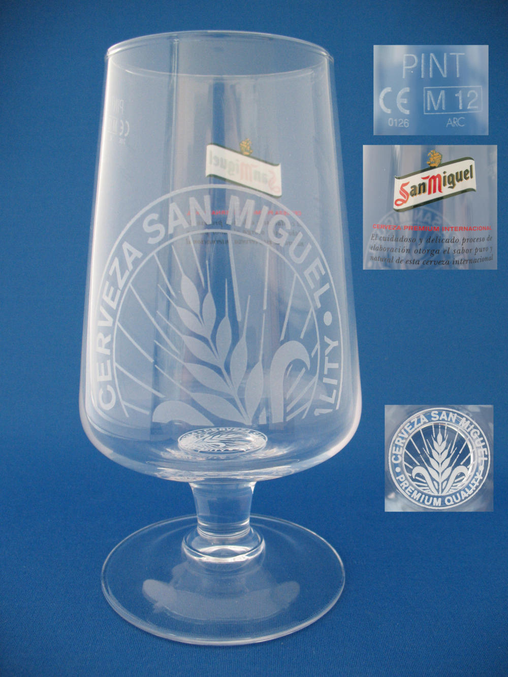 San Miguel Beer Glass 000358B048