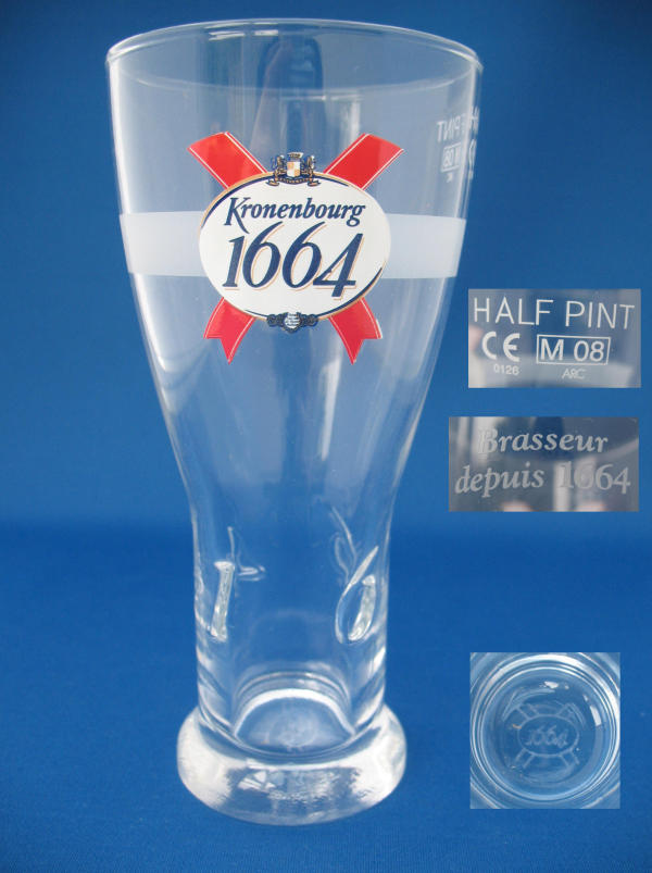 Kronenbourg Beer Glass