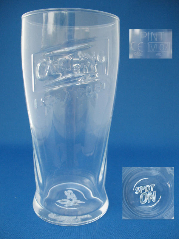 Carling Beer Glass 000365B044