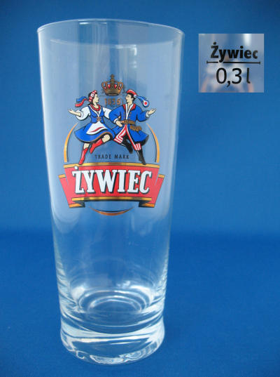 Zywiec Beer Glass 000372B048