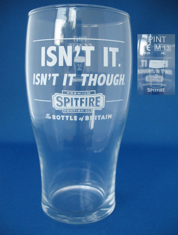 Spitfire Beer Glass