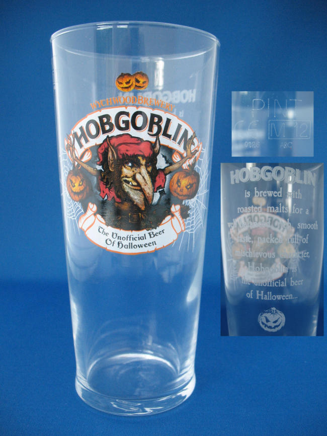 Hobgoblin Beer Glass